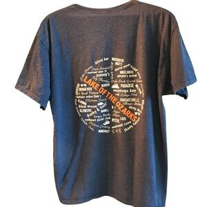 Upcycled Lake of the Ozarks T-Shirt: Landmarks & Marinas Graphics, Size L